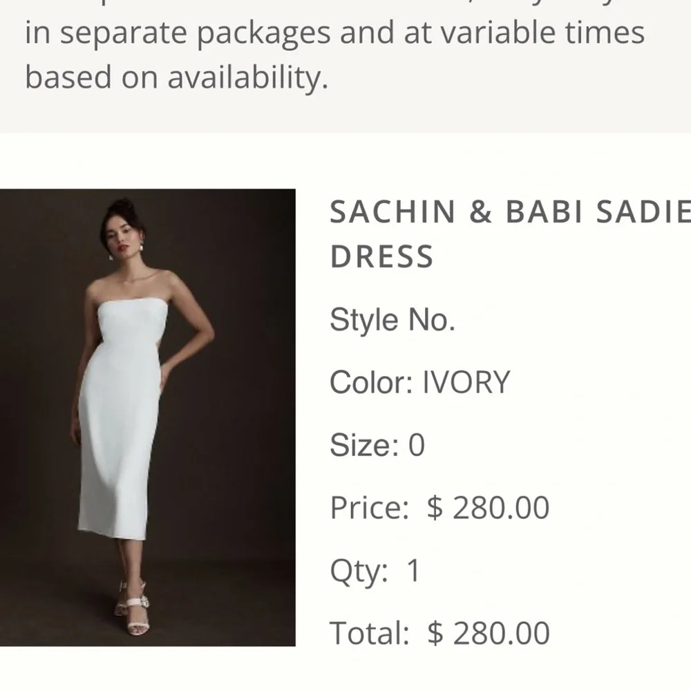 Sachin and Babi Sadie Dress BHLDN - Picture 4 of 4